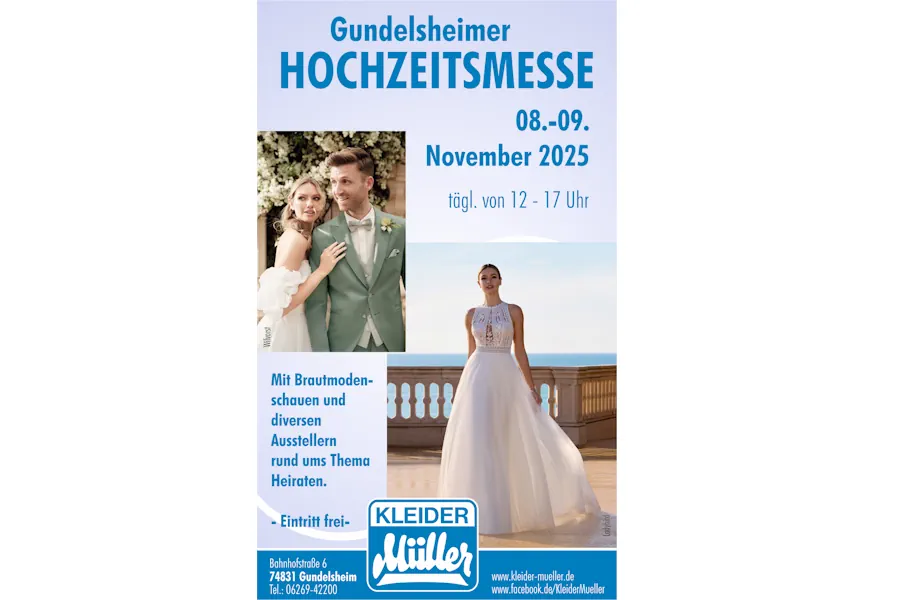 Unsere Gundelsheimer Hochzeitsmesse 2025