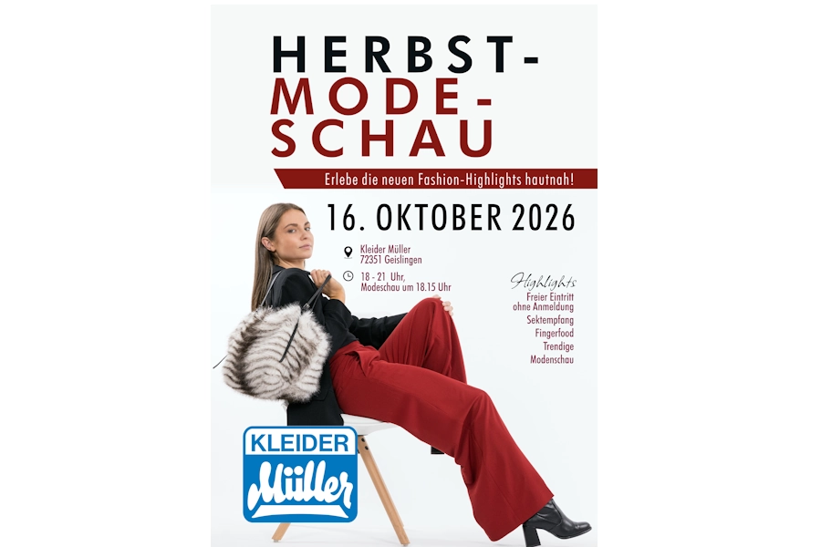 Save the date: Herbst Modeschau 2026