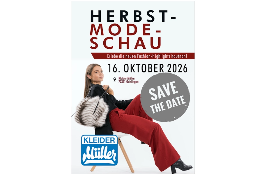 Save the date: Herbst Modeschau 2026