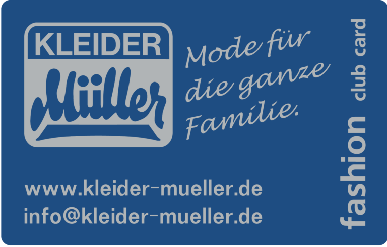 Kleider Müller Kundenkarte – Fashion Club Card